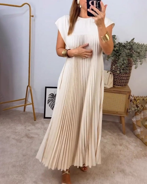 Rachel - Vestido básico de manga corta