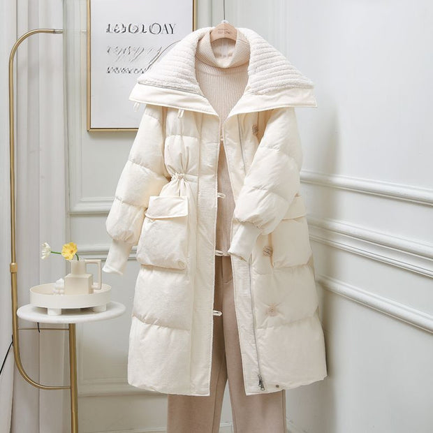 Abrigo largo acolchado para mujer - Amandine