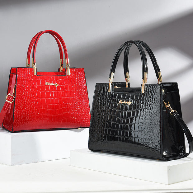 Bolso de tejido para mujer relieve grabado
