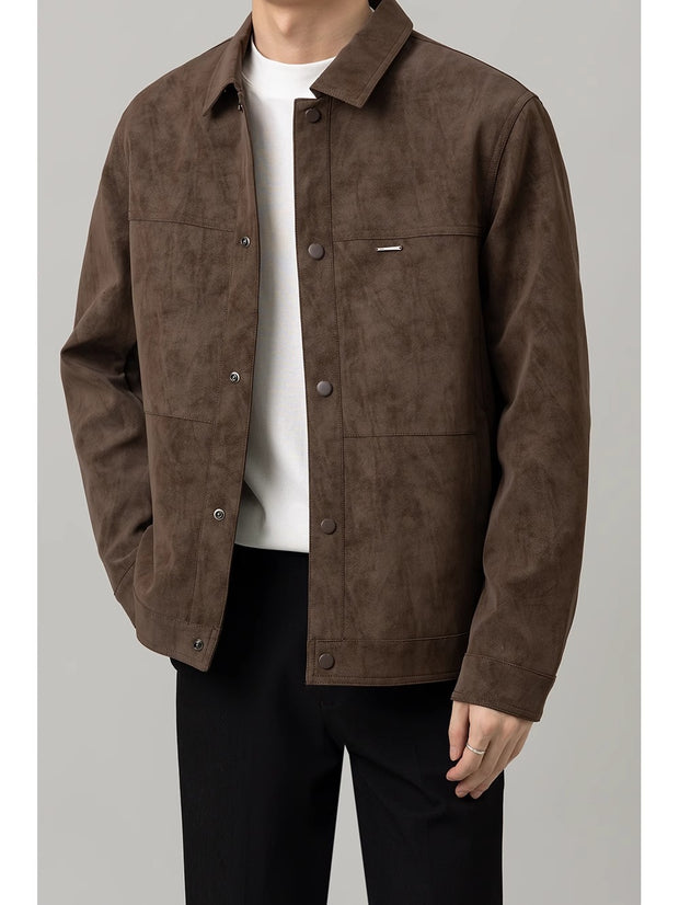 Chaqueta para hombre efecto ante - Veyran