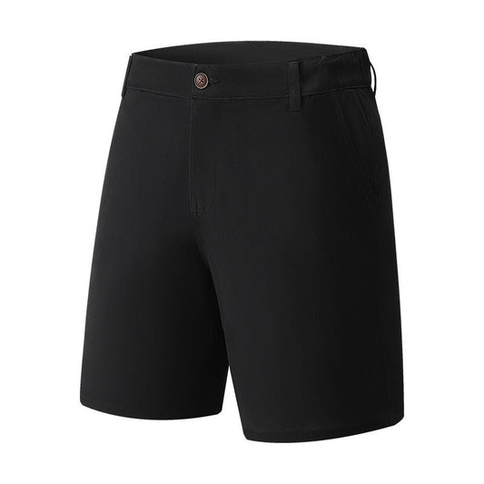 Pantalón corto para hombre tejido elástico estilo casual recto - Andrés