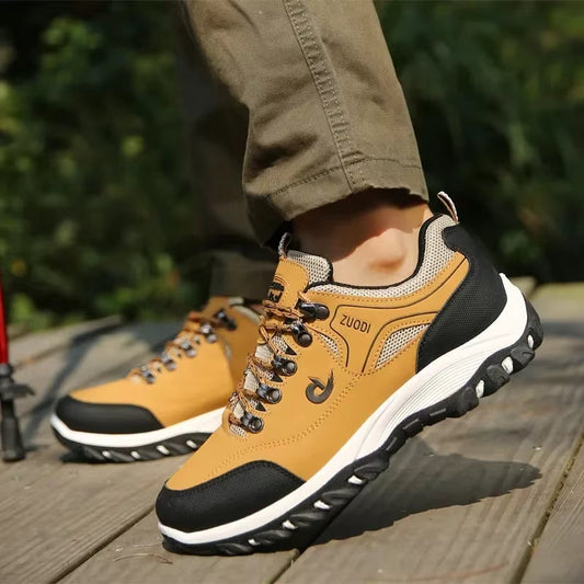 Zapatillas senderismo hombre material antideslizante estilo trekking - Damián
