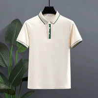 Polo para hombre algodón piqué detalle contraste estilo casual - Mateo