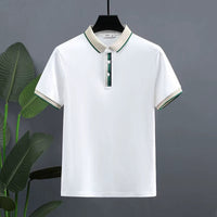 Polo para hombre algodón piqué detalle contraste estilo casual - Mateo