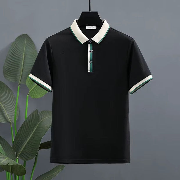 Polo para hombre algodón piqué detalle contraste estilo casual - Mateo