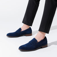 Mocasines hombre cuero gamuza estilo clásico - Lancaster