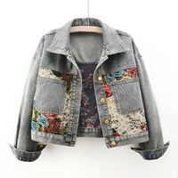 Totêm - Chaqueta de Mezclilla Floral