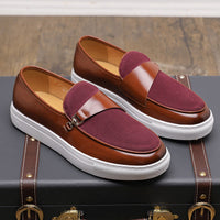 Zapatillas casual de piel para hombre - Jonas
