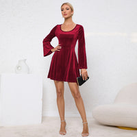 Vestido para mujer en terciopelo - Caty