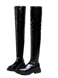 Botas altas para mujer con cremallera - Hildur