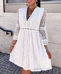 Hannah - Vestido camisero con lazada