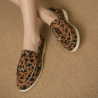 Mocasines con estampado de leopardo - Aurora