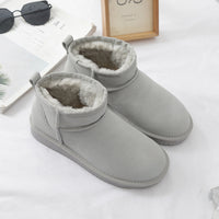 Botines de invierno para mujer en ante con forro interior - Sophia