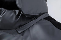 Luc - Abrigo de invierno informal con capucha para hombre