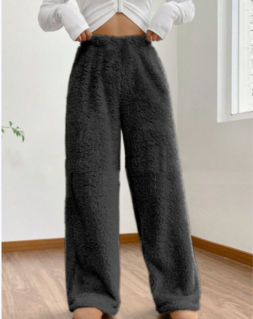 Pantalones para mujer de textura afelpada - Avenne