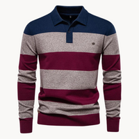 Jersey de tejido para hombre cuello polo - Hjalmar