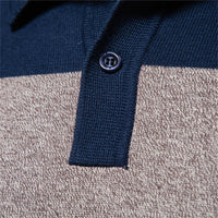 Jersey de tejido para hombre cuello polo - Hjalmar