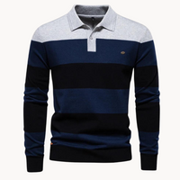 Jersey de tejido para hombre cuello polo - Hjalmar