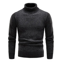 Suéter para hombre cuello alto efecto tejido - Raiden