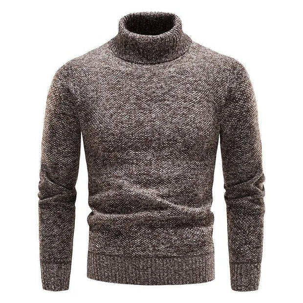 Suéter para hombre cuello alto efecto tejido - Raiden