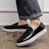 Zapatillas casual de piel para hombre - Jonas