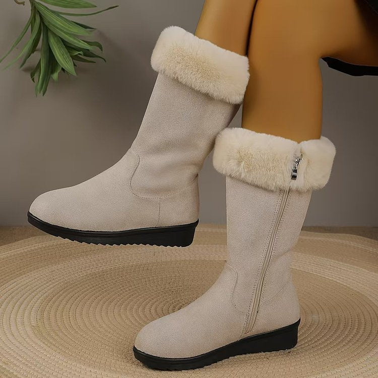 Botas de nieve forradas de invierno para mujer - Ilara