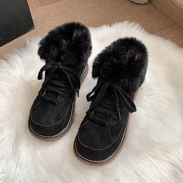 Botines de invierno para mujer con interior de pelo suave - Amelie