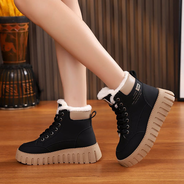 Botines para mujer estilo invernal  - Vaelinne
