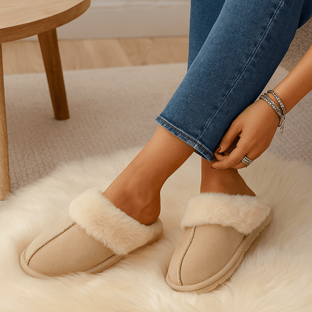 Zapatillas de casa para mujer de efecto afelpado - Savelle