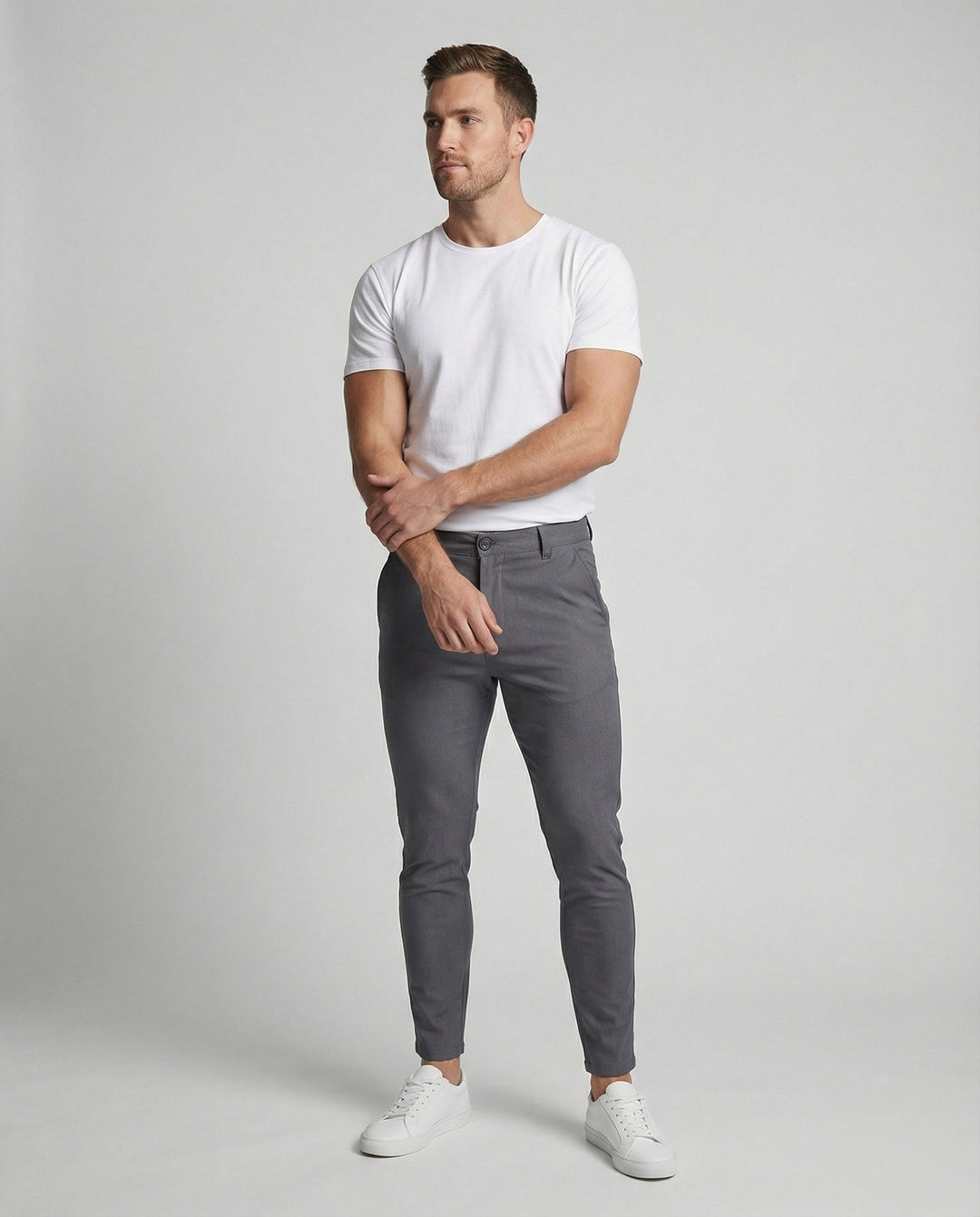 Pantalones chinos para hombre de corte slim - Sobrius