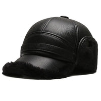 Gorra hombre efecto piel orejeras efecto borreguito - Mauro