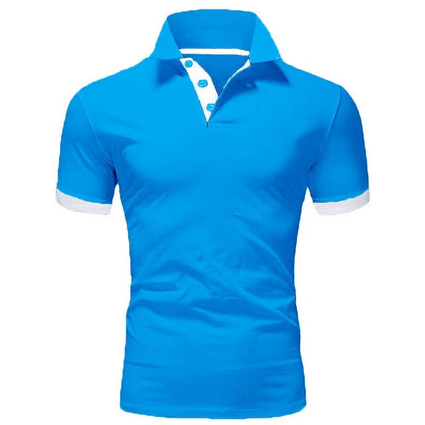 Lukas - Polo de golf ligero para hombre, deportivo y cómodo