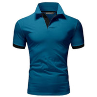 Lukas - Polo de golf ligero para hombre, deportivo y cómodo