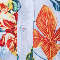 Camisa casual estampada de vacaciones para hombre