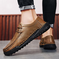 Zapatos casuales para hombre de cuero sintético costura artesanal - Ernesto