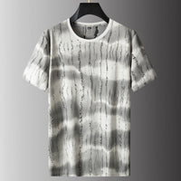 Camiseta estampada efecto desgastado para hombre - Gaspard