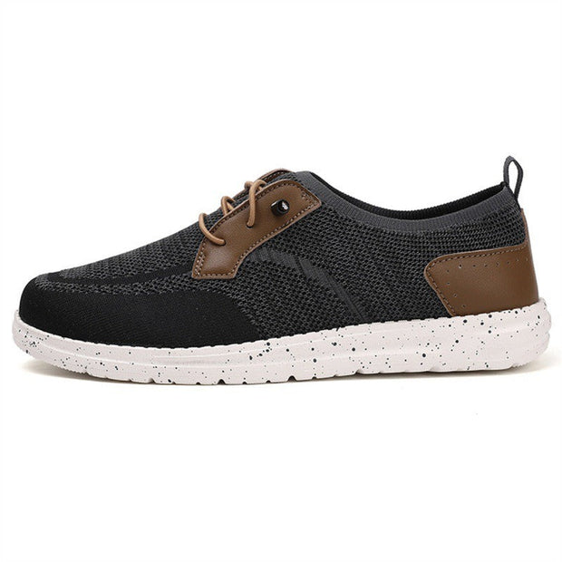 Zapatillas deportivas para hombre tejido transpirable con detalles sintéticos - Henrik