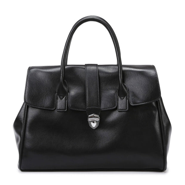 Bolso de mano mujer piel sintética gran capacidad estilo sofisticado - Élodie