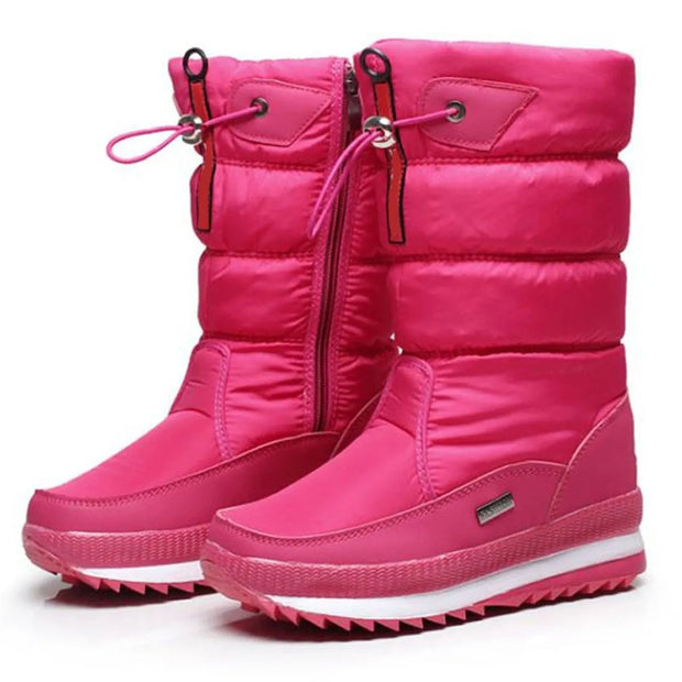 Botas de invierno para mujer efecto acolchado impermeable - Ilaria