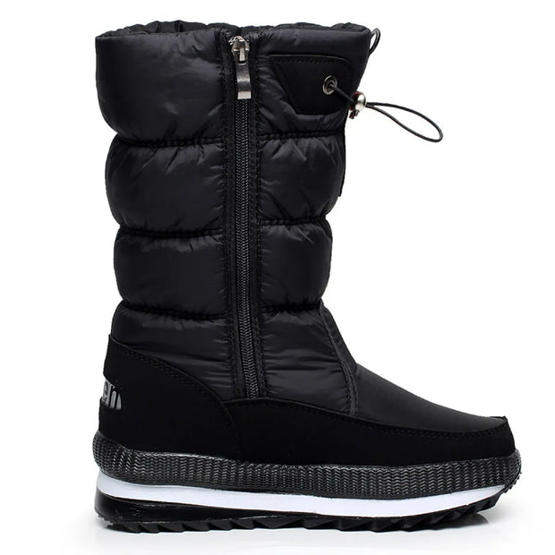 Botas de invierno para mujer efecto acolchado impermeable - Ilaria