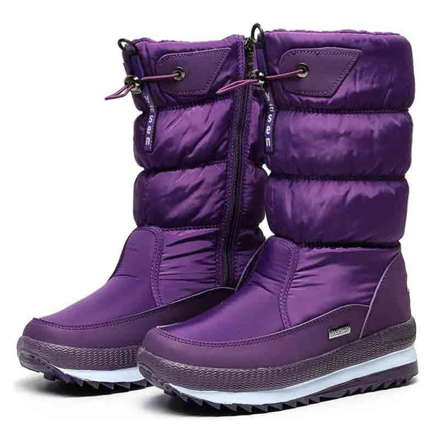 Botas de invierno para mujer efecto acolchado impermeable - Ilaria