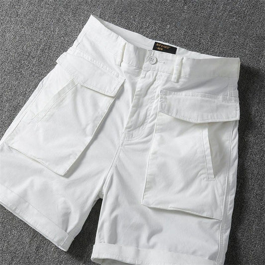 Pantalones cortos para hombre algodón bolsillos cargo estilo casual - Erik