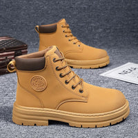 Botas altas para hombre de cuero sintético con suela gruesa estilo urbano - Elías