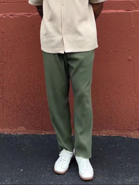 Pantalón hombre recto acanalado de tiro medio - Hugo