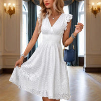 Vestido midi encaje mujer - Lorena