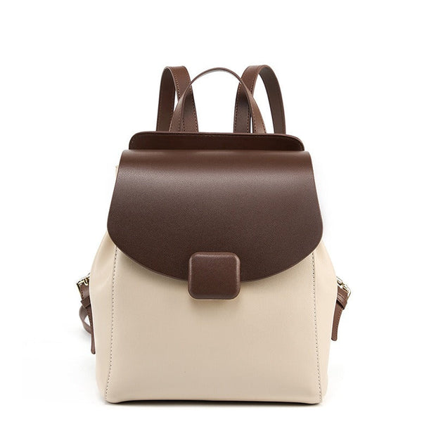 Mochila mujer piel sintética diseño minimalista elegante - Nadège
