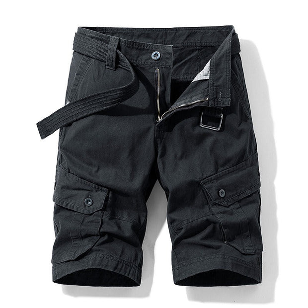 Pantalón corto cargo para hombre con cinturón - Adrien