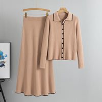 Conjunto falda punto mujer - Maelis