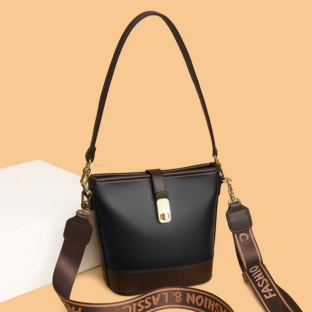 Bolso bandolera para mujer efecto de piel diseño estructurado estilo cubo - Mireia
