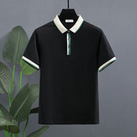 Polo hombre algodón contraste estilo clásico - Luis